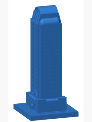 Skyscraper02 3D Baskı STL