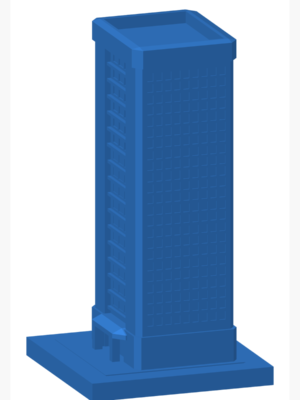 Skyscraper03 3D Baskı STL