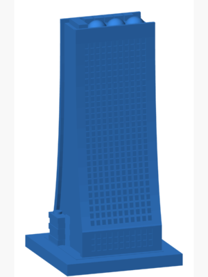 SkyscraperPR02 3D Baskı STL