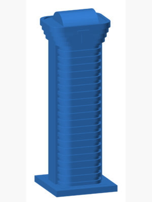 Skyscraper 02 3D Baskı STL