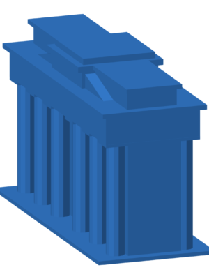 bradenburg gate 3D Baskı STL