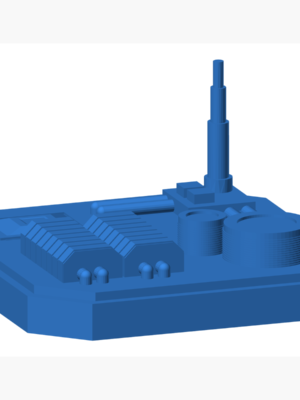 3 parts building 3D Baskı STL – 3 Parça