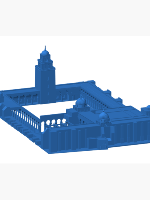 Great Mosque of Kairouan   Tunisia 3D Baskı STL – 2 Parça