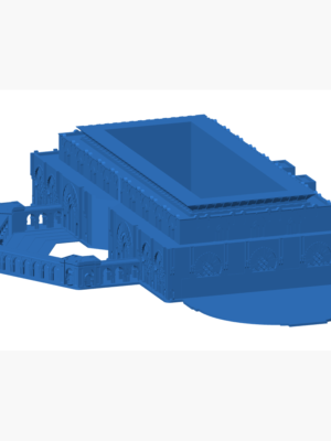 Hassan II Mosque   Casablanca, Morocco 3D Baskı STL – 5 Parça