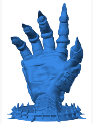 Sauron S Hand From Lord Of The Rings Gamepad Stand 3D Baskı STL – 1 Dosya
