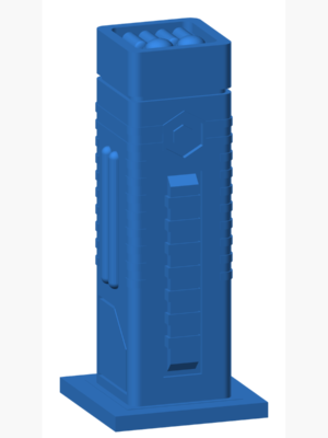 Modern Skyscraper Tower Building 3D Baskı STL