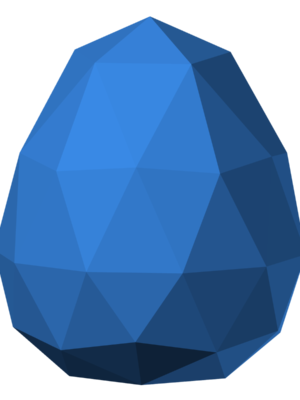 Ps5 Low Poly Egg Controller Stand 3D Baskı STL – 2 Dosya