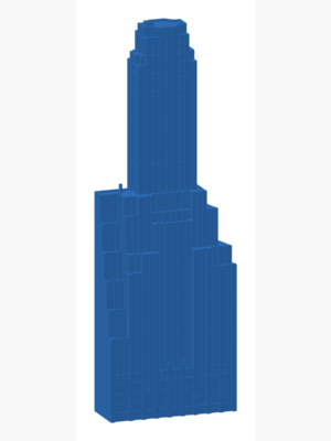 Continental Building 3D Baskı STL