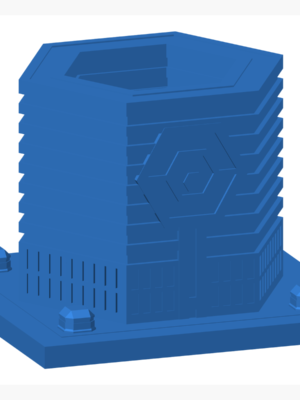 Cyberpunk Sentinel HQ 3D Baskı STL