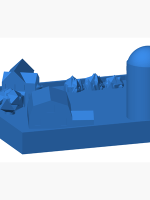 GCF House Barn Silo 3D Baskı STL