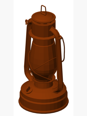 kerosene lamp Gece Lambası — 3D Baskı STL Modeli