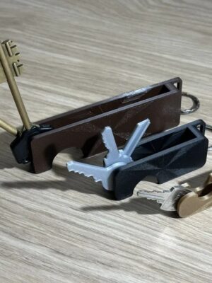 Keycasebig 4Keys 3D Baskı STL – 3 Dosya