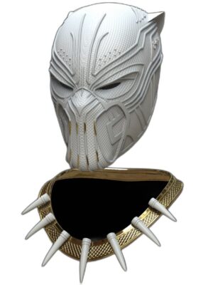 Killmonger Kaskı 3D Baskı Figür Seti – 2 Parça STL