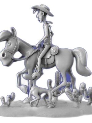 Lucky Luke 3D Baskı Figür Seti – 32 Parça STL Dosyası