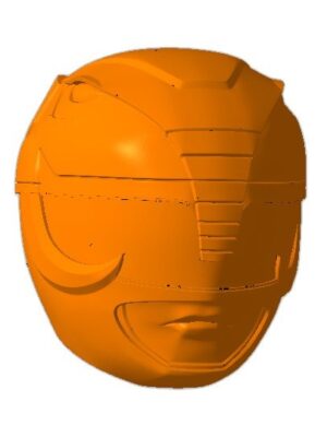 MMPR Siyah Ranger Kaskı – 6 Parçalı 3D Baskı STL Seti