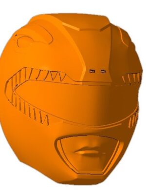 Power Rangers Kırmızı Ranger Kaskı 3D Baskı Figür Seti (16 Parça)