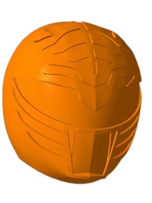 MMPR Beyaz Power Ranger Kaskı 3D Baskı Figür Seti (4 Parça)