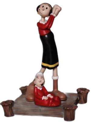 Olivia ve Wimpy 3D Baskı Figür Seti – 7 Parça STL