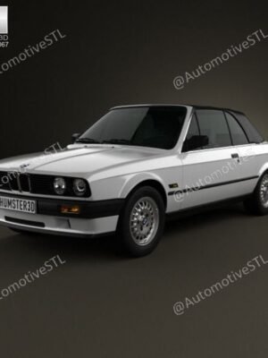 BMW 3 Serisi E30 Cabrio 1990 3D Baskı STL