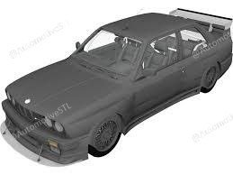 BMW 3 Serisi E46 Compact 2001 3D Baskı STL Modeli