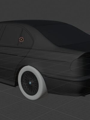 BMW 5 Serisi E39 3D Baskı STL Modeli