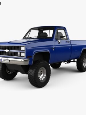 Chevrolet K10 Silverado 1984 Pickup 3D Baskı STL