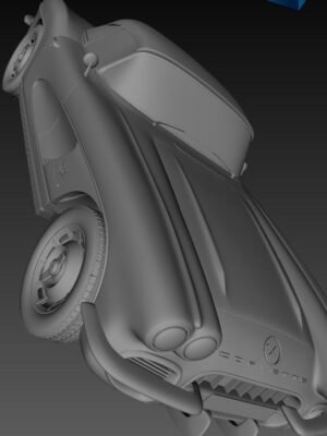 1962 Chevrolet Corvette C1 3D Baskı STL Modeli