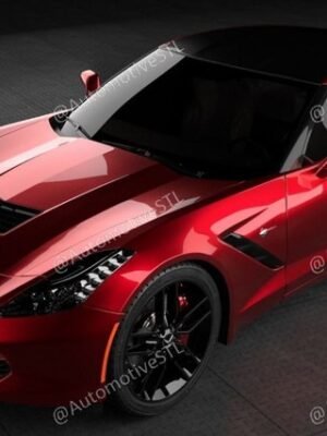 Chevrolet Corvette Stingray C7 3D Baskı STL