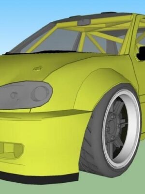 Citroën Saxo Tuning 3D Baskı STL