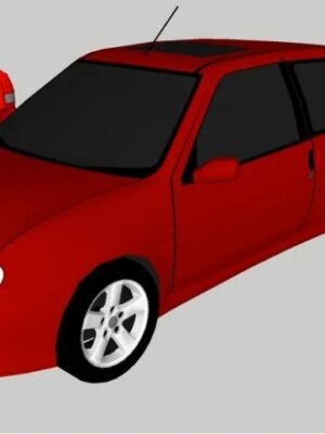 Citroën Saxo 1.6 VTS 3 Kapı 2006 3D Baskı STL Modeli