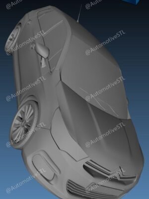 Citroën C4 2011 3D Baskı Araba Modeli STL