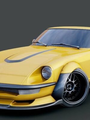 Datsun 280Z Klasik Spor Araba 3D Baskı STL