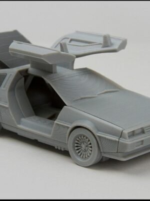DeLorean DMC-12 Katlanabilir 3D Baskı Modeli STL