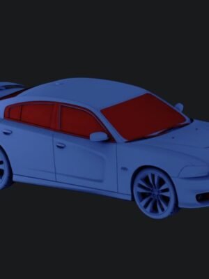 Dodge Charger SRT8 2012 3D Baskı STL Modeli