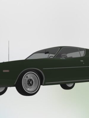 Dodge Charger 1972 (Mk3) 3D Baskı STL Modeli