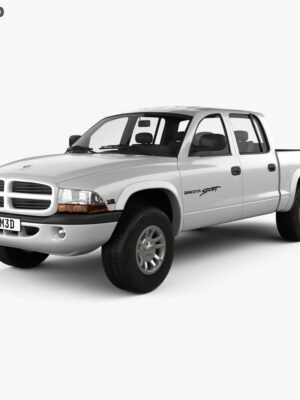 Dodge Dakota Mk2 Sport QuadCab 2000 – 3D Baskı STL Modeli
