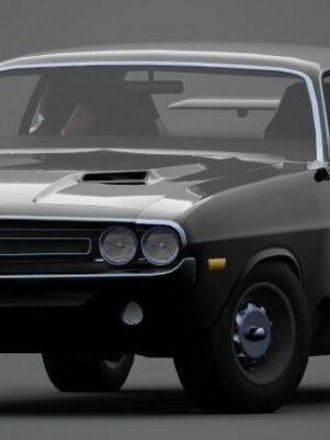Dodge Challenger 3D Baskı STL Modeli
