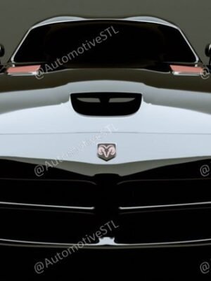 Dodge Viper SRT-10 3D Baskı Araba Modeli STL