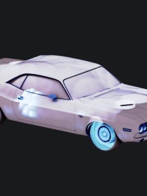 Dodge Challenger 1970 HEMI 3D Baskı STL Modeli