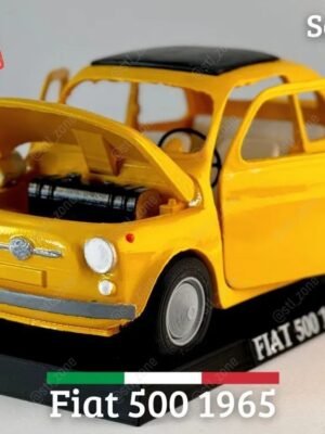 1965 Fiat 500 Klasik Araba Modeli 3D Baskı STL