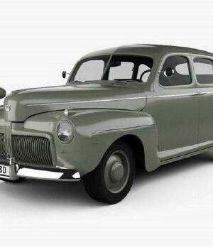 Ford V8 Super Deluxe Tudor Sedan Askeri Kurmay Aracı 1942 3D Baskı STL