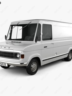 Ford A-Series Panel Van 1973 3D Baskı STL Modeli
