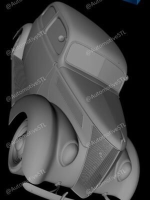 1937 Ford V8 Model 78 Tudor Sedan 3D Baskı STL