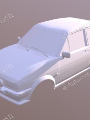 Ford Fiesta XR2 3D Baskı STL Araba Modeli