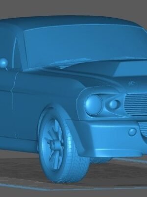 Ford Mustang Shelby GT500 Eleanor 1967 3D Baskı STL