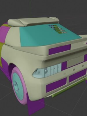 Ford RS200 Ralli Arabası 3D Baskı STL