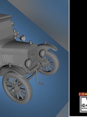 Ford Model T 4 Kapılı Tourer 1924 3D Baskı STL