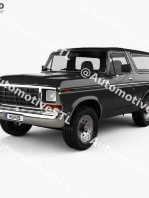 Ford Bronco Mk2 Wagon 1978 3D Baskı STL