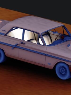 Ford Fairlane Thunderbolt 1964 3D Baskı Modeli STL