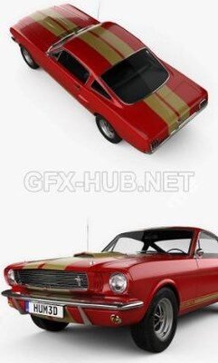 Ford Mustang Mk1 350GT 1969 3D Baskı Modeli STL